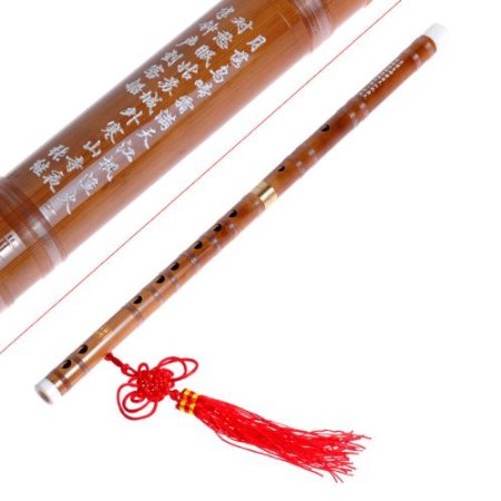 1pkg Traditional Handmade Chinese Musical Instrument Bamboo Flutedizi in D Key