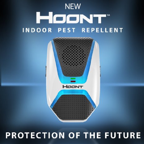 Hoont Indoor Electronic Pest Repeller with Advanced Repelling Technology   Night Light - Get Rid of All Types of Insects and Rodents