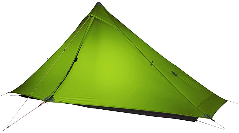 3F UL GEAR Lanshan 1 pro Tent Oudoor 1 Person Ultralight Camping Tent 3 Season Professional 20D Silnylon Rodless Tent