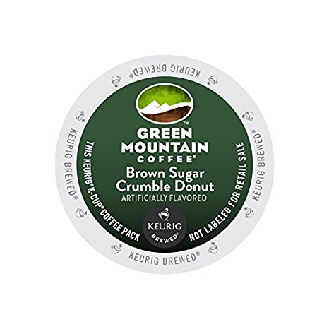 Green Mountain Coffee Brown Sugar Crumble Donut Keurig K-Cups, 18 Count