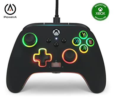 PowerA Spectra Infinity Enhanced Wired Controller for Xbox Series X|S, Gamepad, Wired Video Game Controller, Gaming Controller, Xbox One, Officially Licensed - Xbox Series X