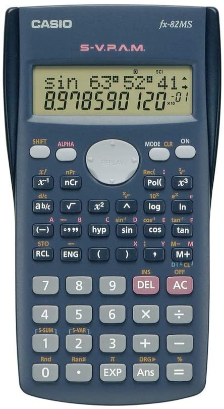 Casio FX-82MS 2-Line Display Scientific Calculator