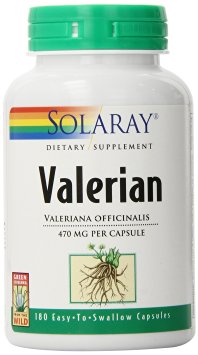 Solaray Valerian Root, 470 mg, 180 Count