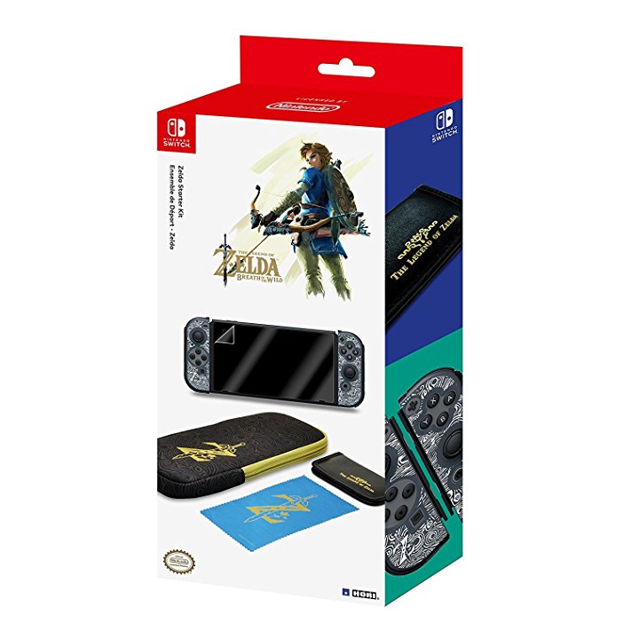 HORI Zelda Breath of the Wild Starter Kit for Nintendo Switch Officially Licensed by Nintendo