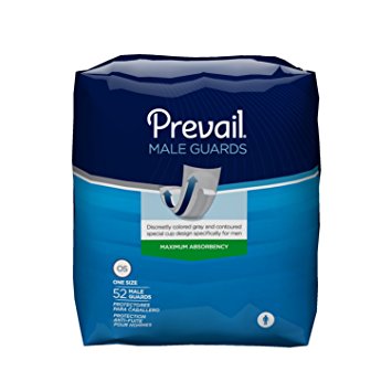 Prevail Male Guards, Maximum Absorbency, 52 Count