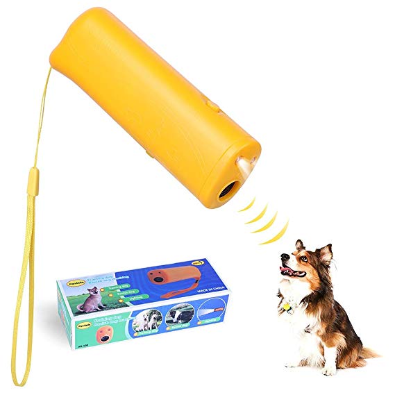Norbi 3 in 1 Anti Barking Stop-Barking Handheld Dog Repellent Ultrasonic Dog Repeller Dog Trainer Device
