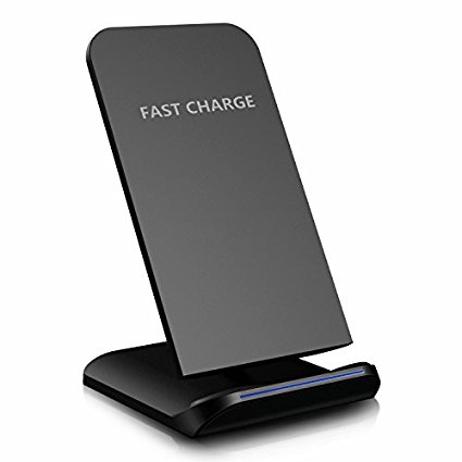 COOFUN Fast Wireless Charger, Quick Charger Wireless Charging Stand Qi Wireless Charging Pad for Galaxy Note 5 / S8/S8 Plus /S7 / S7 Edge / S6 Edge  and All Qi-Enabled Devices
