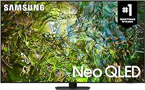 SAMSUNG 65-Inch Neo QLED AI powered 4K QN90D Series Neo Quantum HDR , 144 Hz refresh rate, Object Tracking Sound , Gaming Hub, Q-Symphony, Smart TV - [QN65QN90DAFXZC] [Canada Version] (2024)