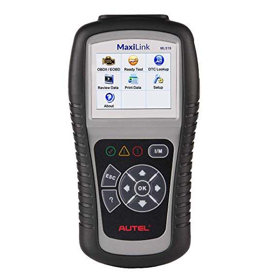 Autel OBD2 Scanner, MaxiLink ML519 Diagnostic Code Reader with Enhanced Mode 6 Vehicles Scan Tool