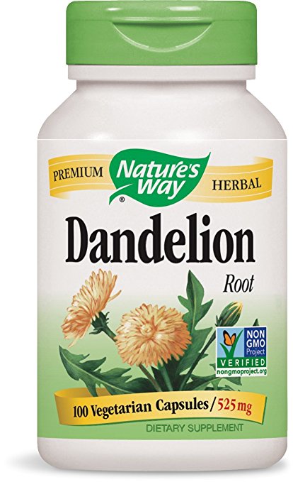 Nature's Way Dandelion Root , 525 mg, 100 Capsules