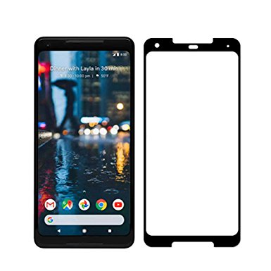For Google Pixel 2 XL Screen Protector - [2 Pack] Google Pixel 2 Plus Tempered Glass Screen Protector Full Coverage Full body High Clear Film Anti Scratch Transparent Glass Protector Cover