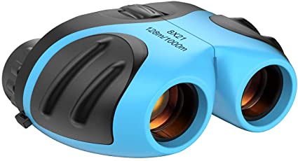 Dreamingbox Kids Toys Age 3-12, Compact Binocular Boy Birthday Toys for 3-12 Year Old Girls Boys Toys Age 3-12 Xmas Gift for 3-12 Year Old Boys Girls Stocking Fillers Sky-Blue TGUS8
