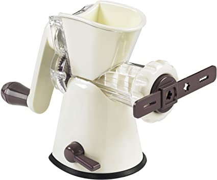 Lurch 10250 Mincer with Pastry Attachment Aubergine and Cream