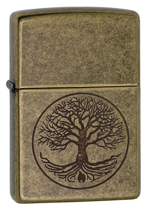 Zippo Armor Tree Life Design Pocket Lighter