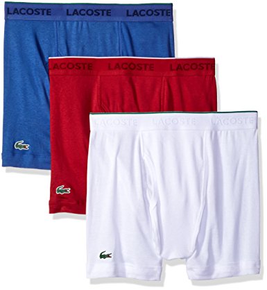 Lacoste Men's 3-Pack Essentials Cotton Boxer Brief