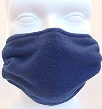 Cold Weather Face Mask - Fleece Face Mask - Navy