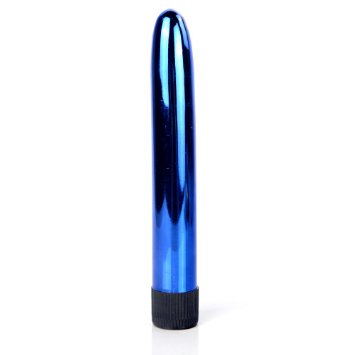 Y-Not Multi-Speed Bullet Waterproof Wand Massager Vibrator G-Spot Dildo for Female Metal Blue