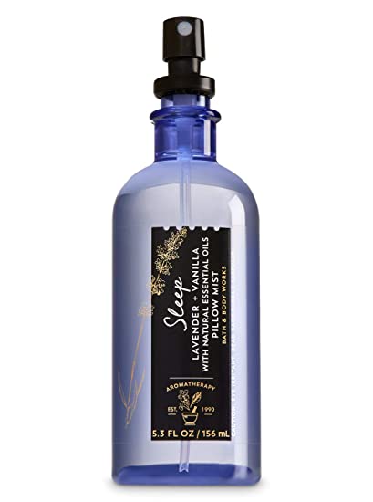 Bath and Body Works Aromatherapy Pillow Mist Lavender Vanilla (Retired Fragrance) 5.3 Fl Oz