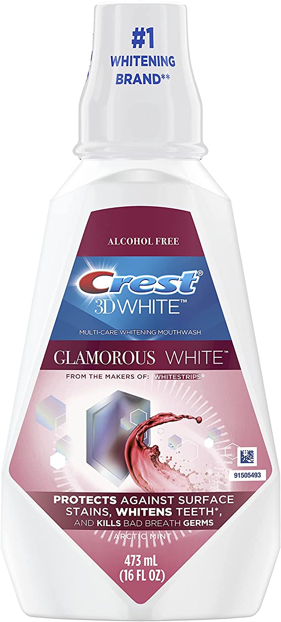 Crest 3D Wht Rinse Frshm Size 16z Crest 3D Fresh Mint Whitening Rinse