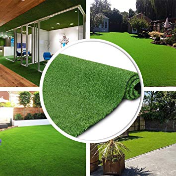 GL Artificial Grass Turf Lawn - 4FTX6FT(24 Square FT) Indoor Outdoor Garden Lawn Landscape Synthetic Grass Mat
