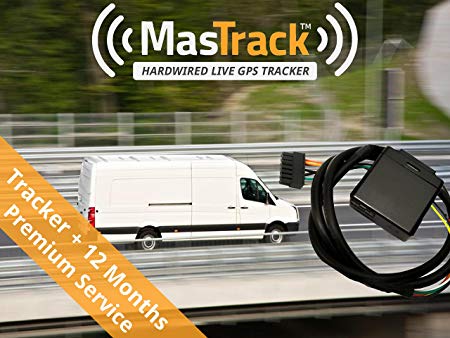 MasTrack Hardwired Real Time GPS Vehicle Tracker includes 12 Months of Premium Service
