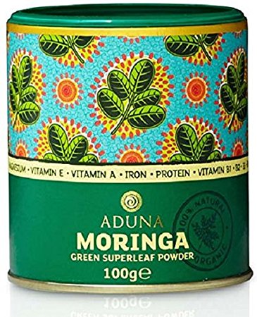 Aduna 100% Organic Moringa Superleaf Powder 100g