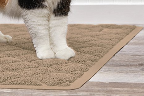 The Original GORILLA GRIP Premium Non-Slip Cat Litter Mat, Phthalate Free, XL Size, 35”x23”, Traps Litter from Box and Paws, Soft on Sensitive Kitty Paws, Easy to Clean, Durable.