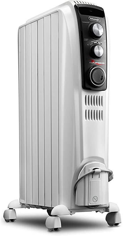 DeLonghi TRD40615T Full Room Radiant Heater Heater-Mechanical-TRD40615T, White