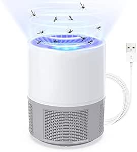 Mosquito Killer Lamp, Efficient Bug Zapper Electric Fly Zapper, Electric Fly Killer Fly Catcher Fly Traps for Home Use, Insect Killer Fruit Fly Trap Indoor Outdoor for Home