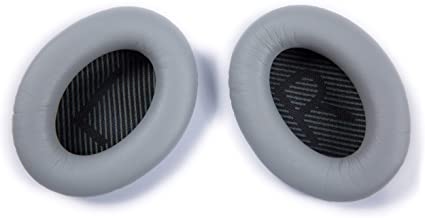 Damex Headphone Ear Pads Replacement Cushion for Bose QuietComfort QC35 、QC35 ii Earpad (Grey)