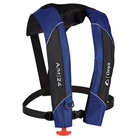 1 - Onyx A/M-24 Automatic/Manual Inflatable PFD Life Jacket - Blue