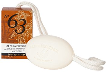 Pre de Provence 63 Soap On A Rope for Men, 200 Gram