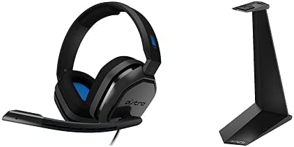 ASTRO Gaming A10 Wired Gaming Headset- Black/Blue Folding Heasdet Stand