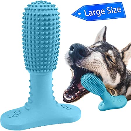 Dog Toothbrush Teeth Cleaning Chew Toys Puppy Brushing Stick Dental Oral Care for Small Medium Dogs Pet