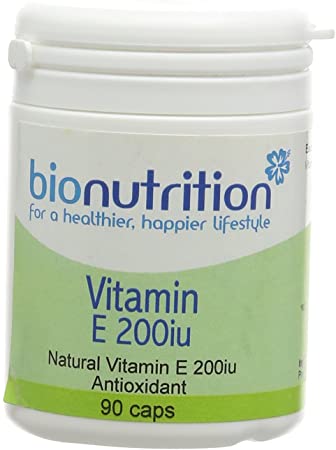 Bio Nutrition Vitamin E 200iu - Antioxidant Vitamin - 90 caps