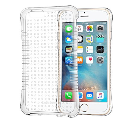 Protective Case for iPhone 6 - /iPhone 6s, Esdabem Universal Shockproof Anti-Slip Drop Protection Soft Flexible Durable Rubber Case for iPhone 4.7 Inch (Clear)
