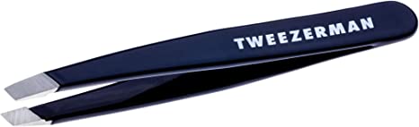 Tweezerman Amazon Exclusive Evening Blue Mini Slant Tweezer, Does Not Apply, 1 Count
