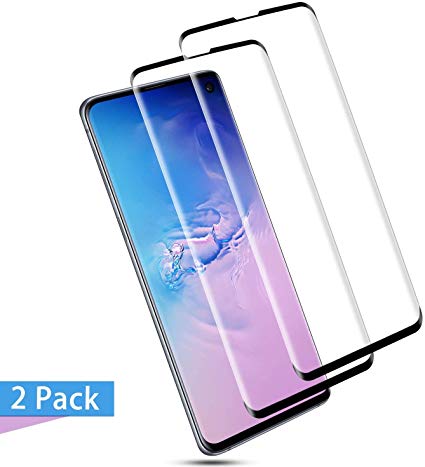 Galaxy S10 Screen Protector, [2 Pack] [Anti-Scratch][No Bubble][9H Hardness][Case-Friendly] Tempered Glass Screen Protector Compatible Galaxy S10