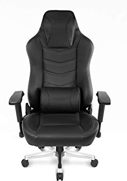 AKRacing Office Series Onyx Executive Desk Chair with High Backrest, Recliner, Swivel, Tilt, Rocker & Seat Height Adjustment Mechanisms with 5/10 Warranty - Black