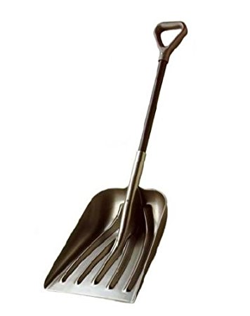 Suncast SG1600 14-Inch Snow Shovel Scoop With No Stick Graphite Blade And Smooth Resin Handle