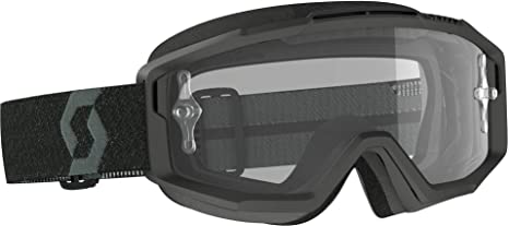 Scott Split OTG Adult Off-Road Motorcycle Goggles - Black/Clear Works/One Size