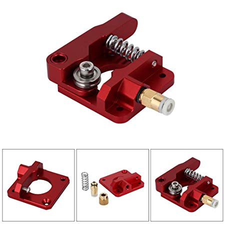 Extruder Aluminum Frame Block Upgraded Replacement, 3D Printer Extruder Block 3D Printer Drive Feed Kit Accessories for 1.75mm Extrusion CR-10 CR-10s