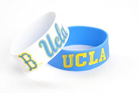 NCAA Silicone Rubber Bracelet, 2-Pack