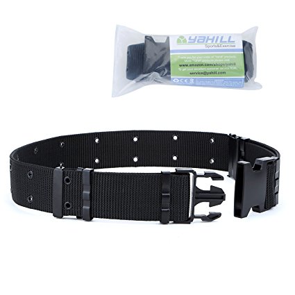 Yahill®Promotion!!! Adjustable Security Tactical Belt Heavy Duty Rescue Belt for Outdoor Sports and Hunting
