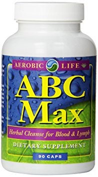 Aerobic Life ABC Max Herbal Blood and Lymph Cleanse Supplement Capsules, 90 Count