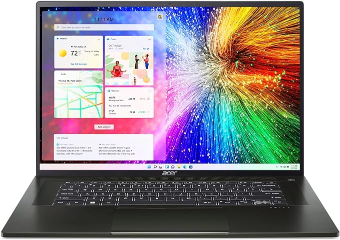Acer Swift Edge 16" 4K OLED 400 nits Extremely Slim Laptop Octa-core AMD Ryzen7 6800U Backlit KB Fingerprint Reader 100% DCI-P3 Windows 11 w/HDMI (16GB RAM | 2TB SSD)