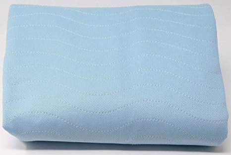 Washable Bed Protector/Pad with Tucks, Blue - Pack of 1