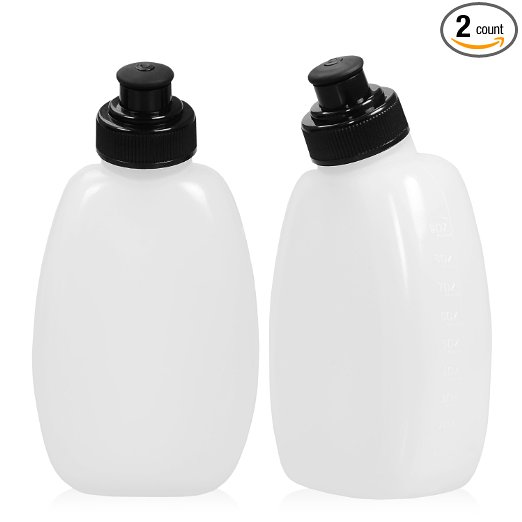 Water Bottles (2-Pack) for Adalid Gear Hydration Belt : BPA-Free & Leak-Proof