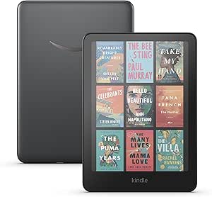 Introducing Amazon Kindle Colorsoft Signature Edition (32 GB) – With color display, auto-adjusting front light, wireless charging, and long battery life - Metallic Black