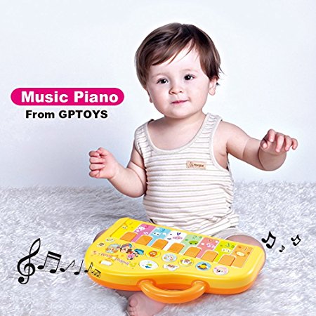 GPTOYS Electric Organ Cartoon Keyboard Musical Toy Instrument Learning & Educational Baby Toys Kids Piano